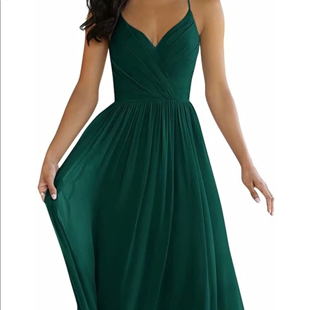 New with tags Bridesmaid dress green or even a cute dress for prom or ball!